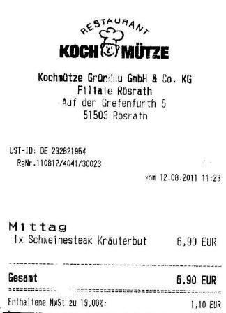H�ffner Kochm�tze Restaurant